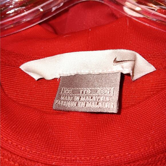 EUC NIKE XXL Men's Long Sleeve Dark Red/Crimson Crewneck Knit Shirt - Picture 3 of 4